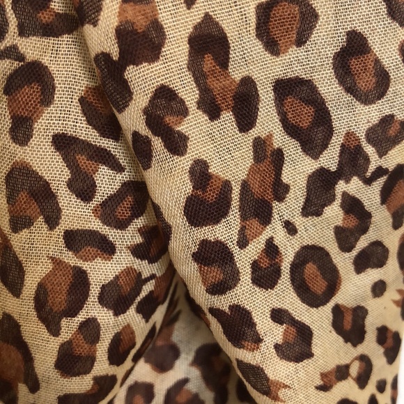 Leopard Print Circle / Infinity Scarf - Picture 2 of 2